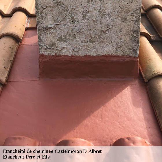 Etanchéité de cheminée castelmoron-d-albret-33540 Etancheur Père et Fils